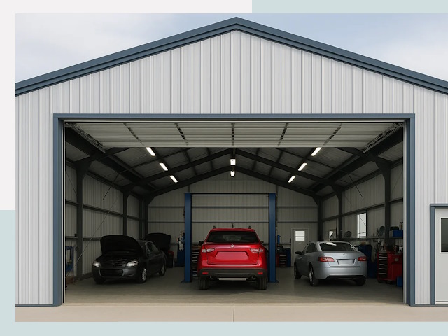 Ангары из сэндвич панелей от 623 руб. в Ставрополь