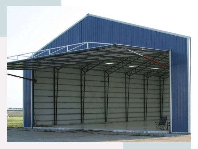 Прямо стенные ангары в Ставрополе