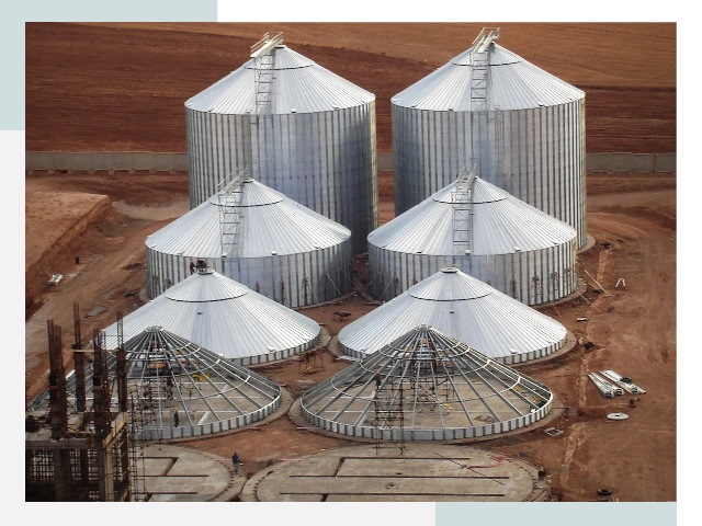 Строительство зерновых силосов в Ставрополе