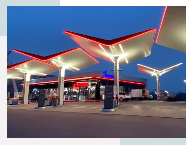 Навесы для АЗС в Ставрополе
