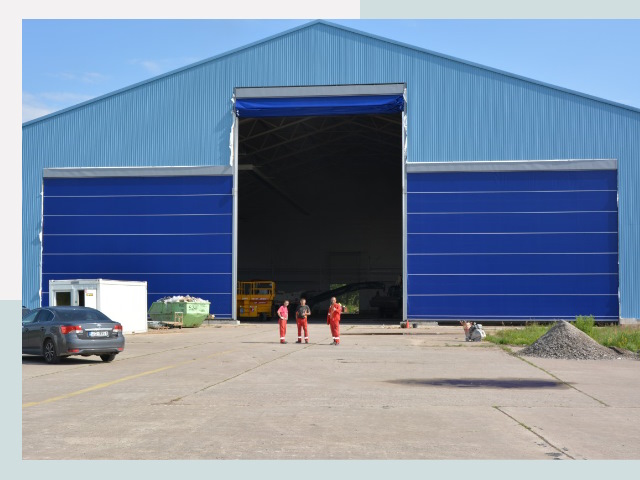 Ангарные ворота в Ставрополь от СтальСтрой-Ств по цене 623 руб.