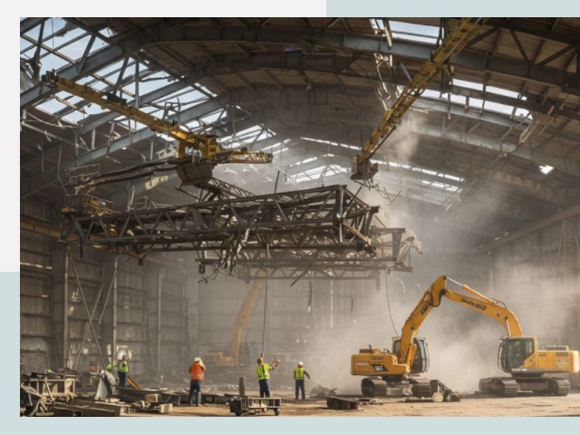 Демонтаж ангаров в Ставрополе от 623 руб. за м²