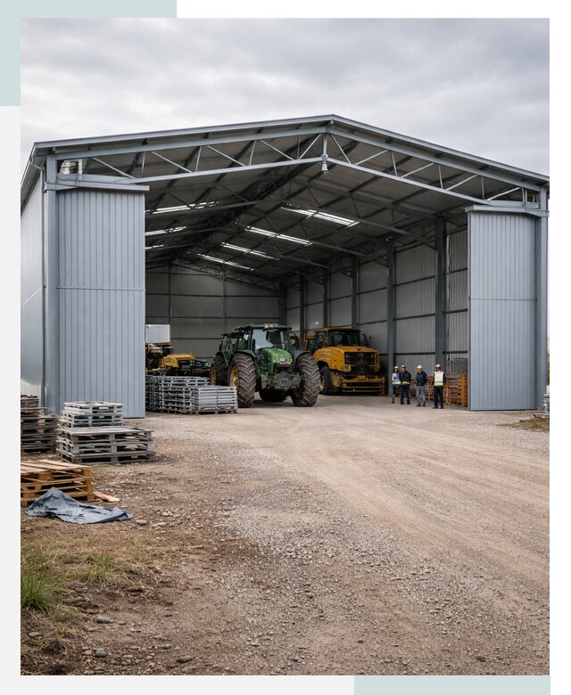 Ангары для сельхозтехники в Ставрополе от 20768 р. | СтальСтрой-Ств