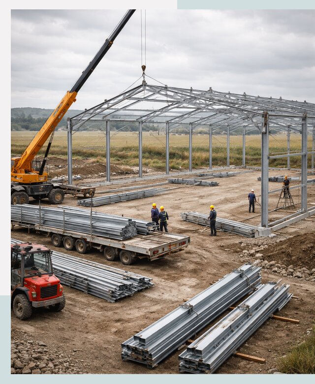 Строительство ангаров для сельхозтехники в Ставрополе под ключ