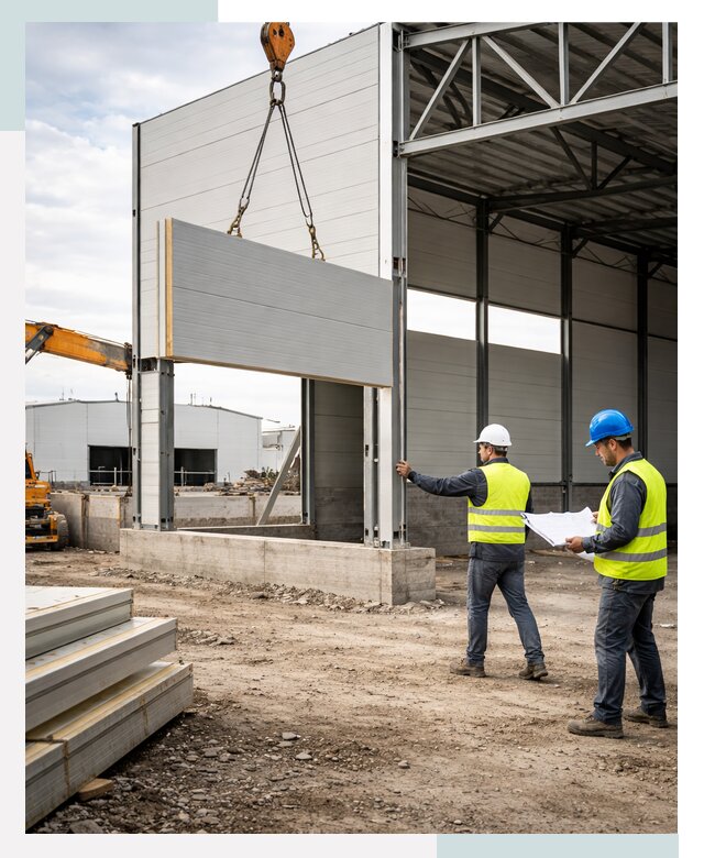 Склад из сэндвич панелей под ключ в Ставрополе от 9865 р. | СтальСтрой-Ств