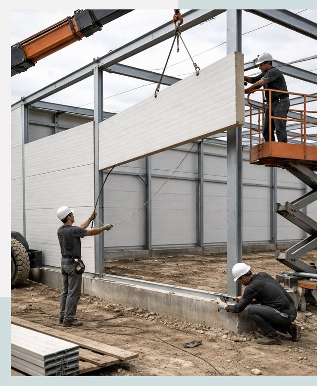 Строительство складов из сэндвич панелей в Ставрополе под ключ