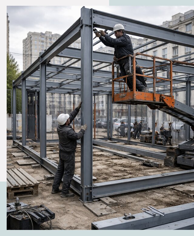 Строительство и монтаж торговых павильонов под ключ в Ставрополе