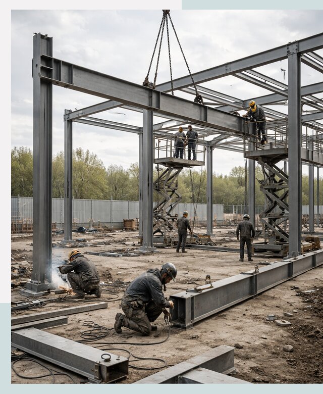 Строительство выставочных павильонов из металлоконструкций в Ставрополе